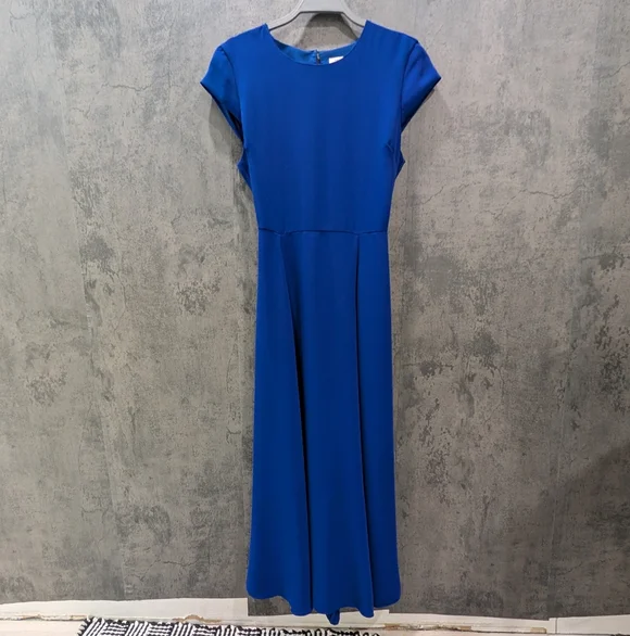Aritzia Babaton Hampton Dress, Royal Blue - Picture 4 of 9